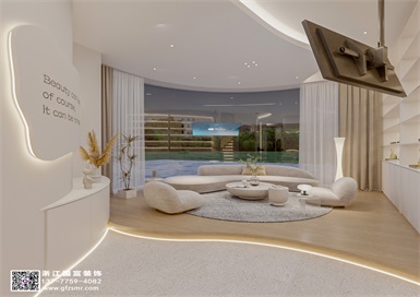 紹興越城區(qū)花璽美容院裝修設計案例