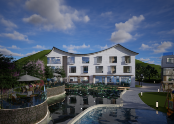 安吉茶莊園民宿設(shè)計裝修案例效果圖